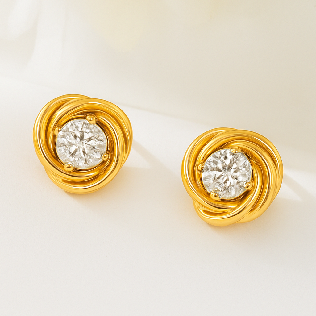 TRINITY Diamanten Oorbellen