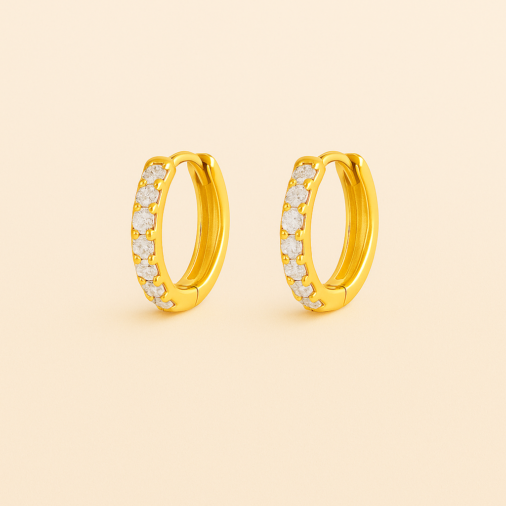 EDITH Hoops with Zirconia