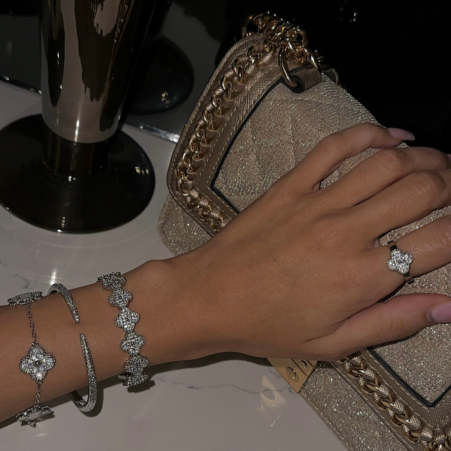 Clover Cuff Bracelet