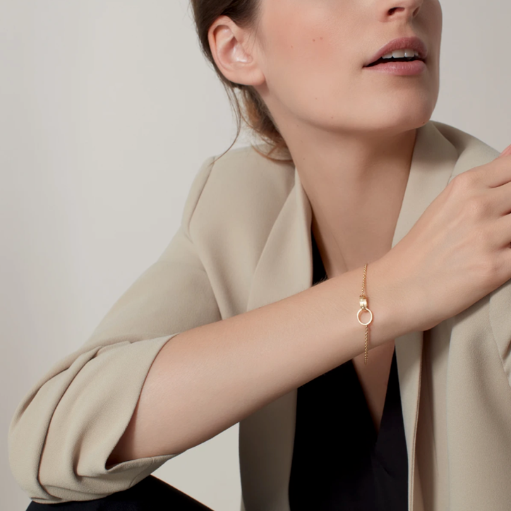 LOVE Double Ring Bracelet