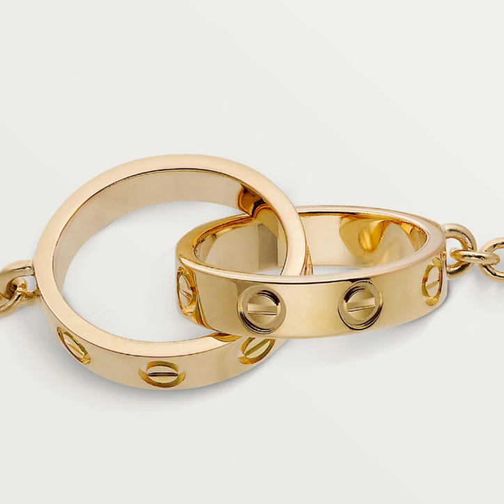 LOVE Double Ring Bracelet