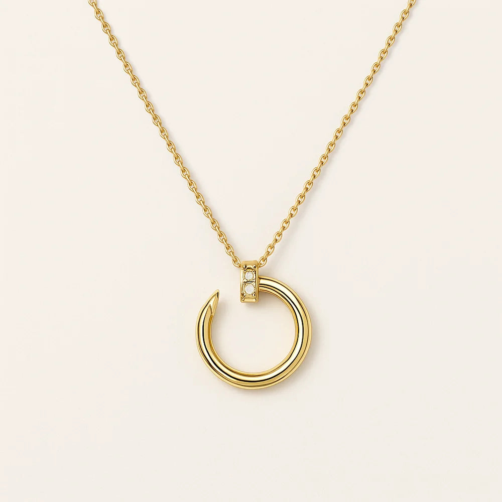 Nail Pendant Necklace