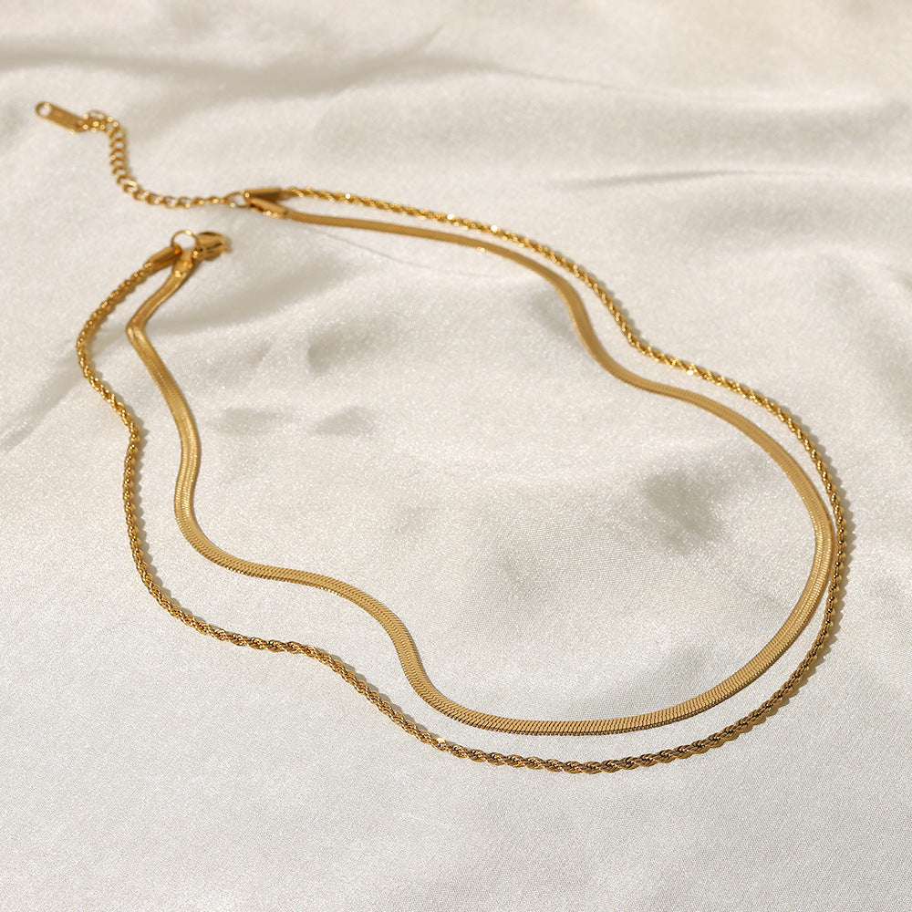HAILEY Gelaagde Gouden Ketting