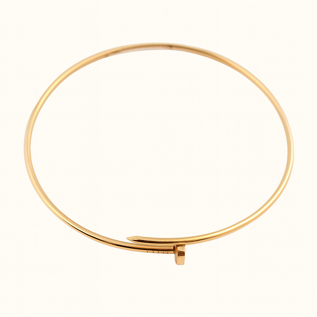 NAIL Golden Necklace