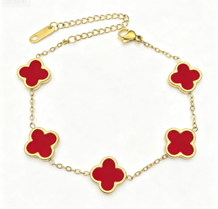 clover Silver Bracelet