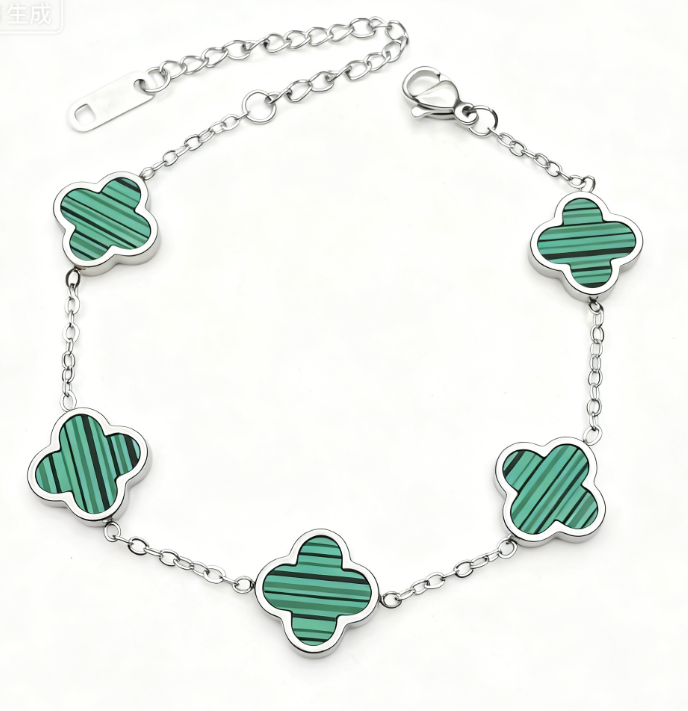 clover Silver Bracelet