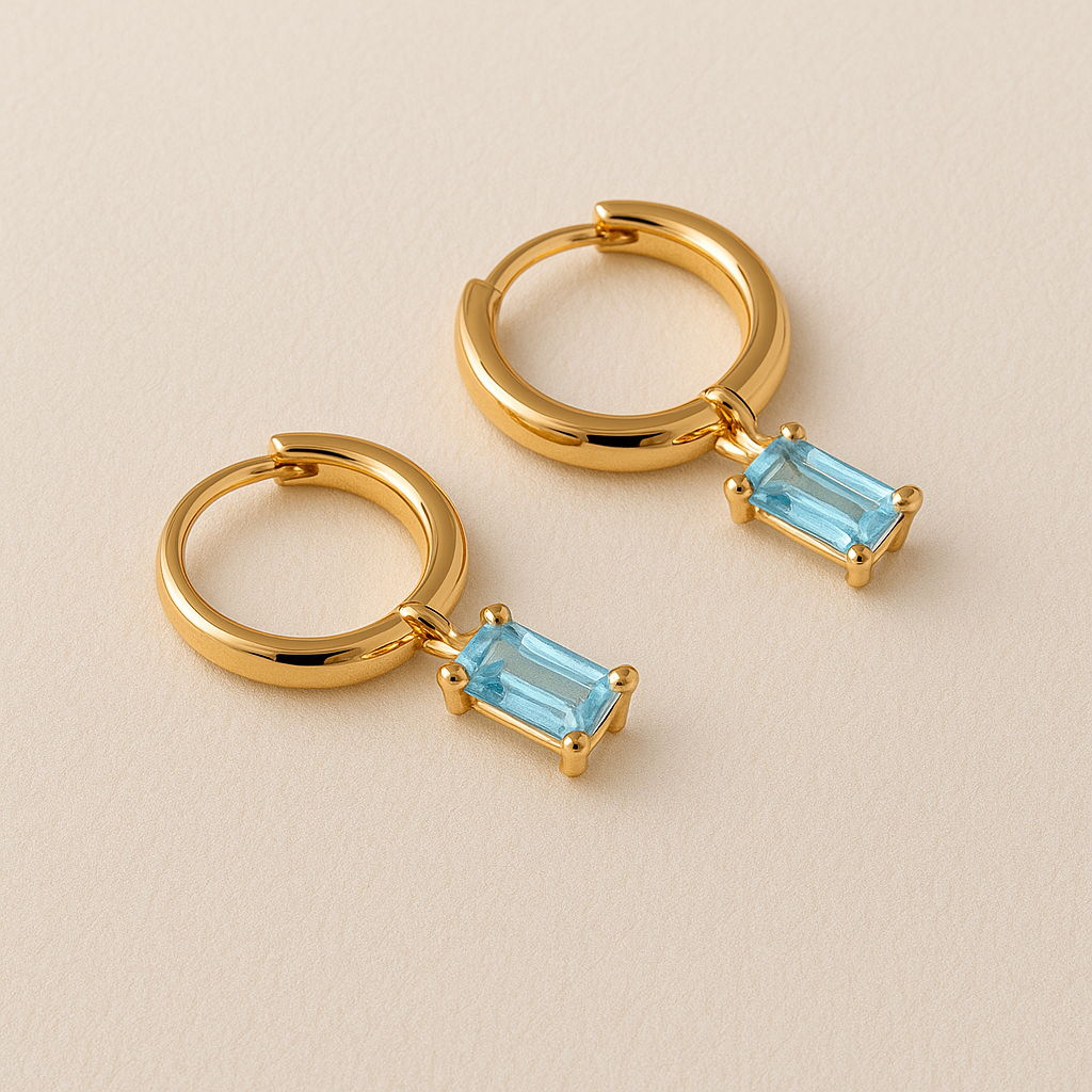 BELLA Birthstone Hoops