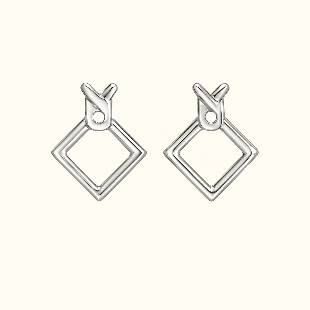 KIKI Diamond-Shaped Earrings