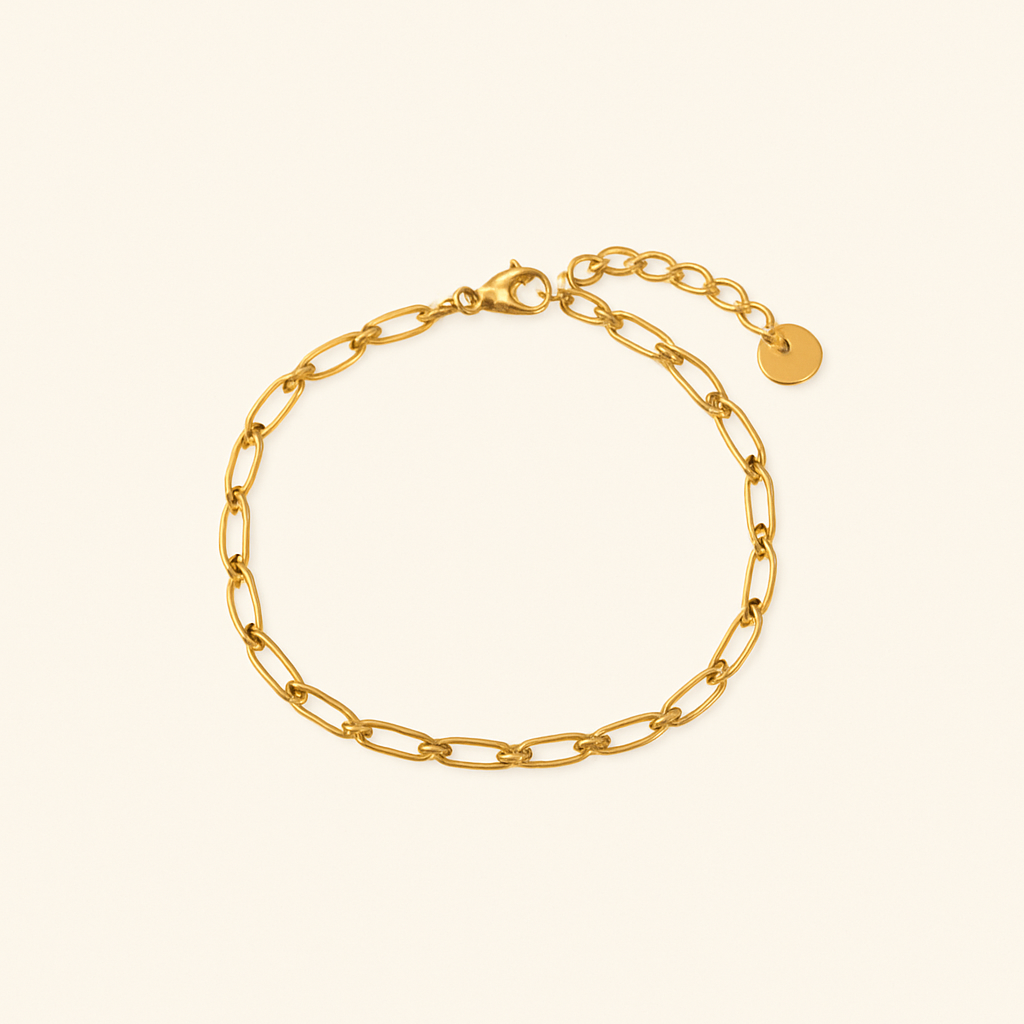 MAUI Golden Paperclip Bracelet