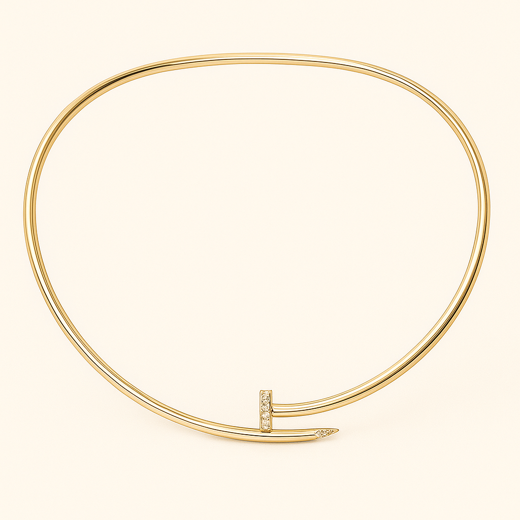 NAIL Necklace with Zirconia