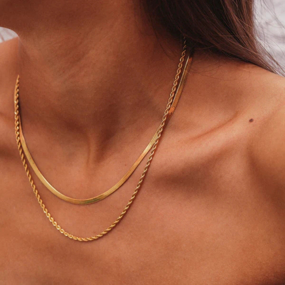 HAILEY Layered Golden Necklace