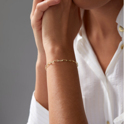 MAUI Golden Paperclip Bracelet