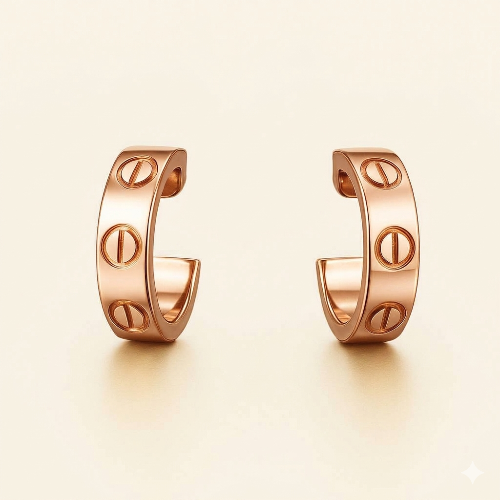 Elise Half Hoop Earrings